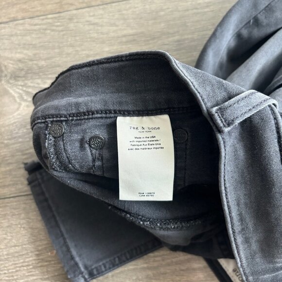 Rag & Bone High Rise Ankle Skinny Jeans - Picture 8 of 14